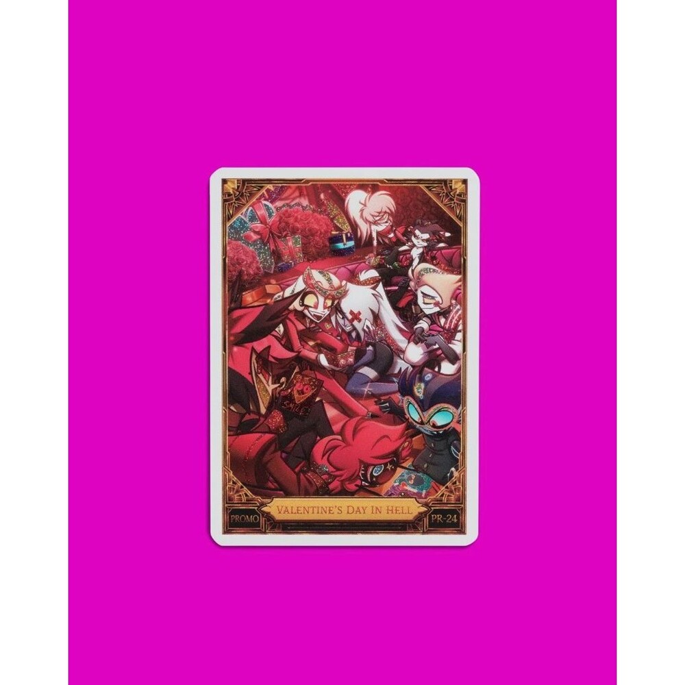 Hazbin Hotel Trading Cards Valentine's Day in Hell Promo Card (PR-24) IN HAND